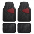 thumbnail image 1 of Premium Tall Channel Rubber Floor Mats - BURGUNDY, 1 of 6
