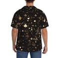 thumbnail image 7 of Goofa Casino Printed Men's Casual Short-sleeved Shirt,Lightweight Breathable Button-down,Summer Casual men's top,Versatile Fashion shirt-Large, 7 of 7