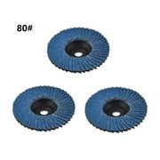 3Pcs 3 Inch Flat Flap Discs 75Mm Grinding Wheels Wood Cutting For Angle Grinder