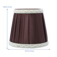 thumbnail image 2 of Fabric Lampshade Decorative Lamp Cover Hanging Metal Lamp Cover Accessory, 2 of 8