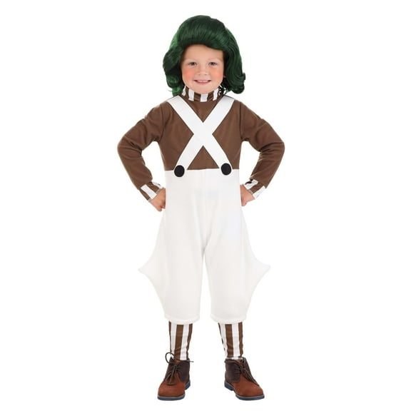 Toddler Willy Wonka Oompa Loompa Costume