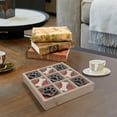 thumbnail image 2 of Parisloft Dog Themed Wood Tic Tac Toe Board Game Wood Tabletop Decor,  Decorative Cofee Tabletop Game - 11.75 x 11.75 Inch, 2 of 10