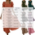 thumbnail image 3 of Bxsruta Womens Maxi Dresses Square Neck Puff Sleeve Smocked Flowy Casual Sundress, 3 of 7