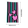thumbnail image 3 of Xihbxyly Toalla de Playa Extragrande, Poliéster Suave, Resistente a La Arena y Absorbente, Diseño Playero Moderno, Multiusos para Piscina, Baño, Camping y Viajes, 90 X 180 Cm., 3 of 3