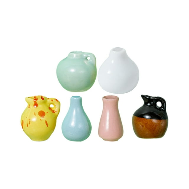 Clearance! Vase Magnets Ceramic Vase Refrigerator Magnets 3D Ceramic Flower Vase Cute Plant Vase Fridge Magnets Kitchen Decoration