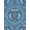 Blue White, Pattern 1, variant on ODIKA 8'x10' Washable Area Rug Non-Shedding, Easy Care, Animals Nautical Creature Interlocking Wave Ring Motif Balanced for King Size Bedroom Under Bed, Master Suite