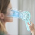 thumbnail image 4 of Fiudx Ofertas de la semana Mini ventilador de escritorio portátil silencioso para dormitorio de estudiantes pequeños que se puede colocar en el escritorio con ajuste de tres velocidades, 4 of 6