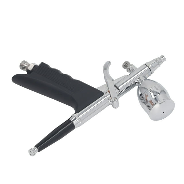 Air Brush Painting Set, 15-50psi Airflow Speed Control Dual Action Type 2cc 5cc 13cc Fluid Cup Paint Spray System Kit for Temporary Tattooing