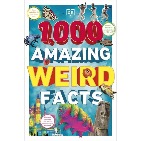 1,000 Amazing Weird Facts by DK 2023 Paperback NEW