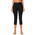 thumbnail image 5 of Sociala Women's High Waisted Swim Bottoms Capris Legging Sport Swimming Pants with Pockets, 5 of 7