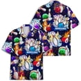 thumbnail image 3 of Retro 80s Bowling Hawaiian Shirt For Men Vintage Color Art Bowling Mens Hawaiian Shirts Short Sleeve Button Down Shirt Men, 3 of 7