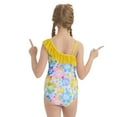 thumbnail image 4 of Ardorlove Girls Swimsuits One Piece with Mesh Skirt (Age 5-12Y) Swimsuit Teen Girls Bathing Suit Quick Dry One Shoulder Ruffle Swimwear, 4 of 6
