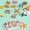 Dinosaur, variant on Harliver DIY 3D Creative Animal Paper Puzzle Set, 25 PCS Smart 3D Assembly Challenge Puzzle, Glue-Free Assembly, for Activity & Family Fun (Animal)