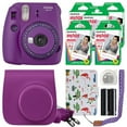 thumbnail image 2 of Fujifilm Instax Mini 9 Fuji Instant Camera Clear Purple + 50 Film Sheets Classy Kit, 2 of 13