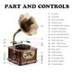 thumbnail image 3 of Sistema estéreo con tocadiscos Phonograph Gramophone, reproductor de CD, 3 of 5