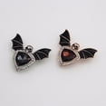 thumbnail image 4 of Brooch Pin Fashion Stylish Dual-Purpose Skeleton Bat Shape Pendant Necklace Lapel Pin with Chain for Halloween, 4 of 10