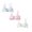 #03-Pink 1PCS & Light Blue 1PCS & White 1PCS, variant on YAYUBA Girls' Training Bras,Soft Cotton Girls Bra, Secure Coverage Lightly Padded Bra for Girls, Stable Support for 10-18 Years Girls