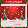 thumbnail image 2 of Cartoon Characters Merry Christmas Banner Santa Claus Snowman Reindeer for Christmas Party Holiday Decor, 2 of 9