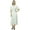 White, variant on Bimba Rayon Solid Pattern Caftan Maxi Dress Women's Night Gown Kimono Dress