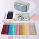 thumbnail image 4 of RKSTN pencil Packet Large Capacity Pencil Case Pouch With Zipper Spacious Opening Pen Bag School Office Storage For Students Girls Boys Adults, 4 of 8