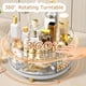 thumbnail image 2 of Encimera Organizadora de Maquillaje Giratoria de 2 Niveles, Organizadores y Almacenamiento de Baño, Gira 360 Grados con 5 Divisores, 2 of 5