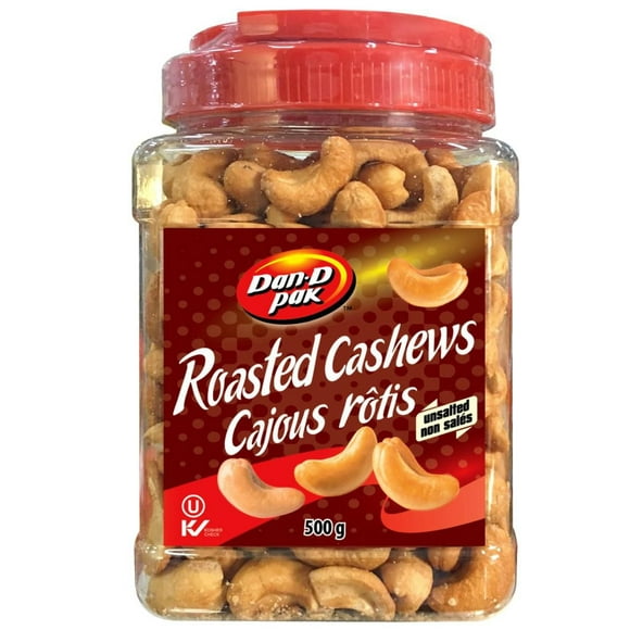 Dan D Pak Unsalted Cashew, Net weight: 500g