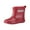 Red, variant on Tkrady Girls Rain Boots Spring Summer New Sparkly Soft Soles Non Slip Kids Water Shoes, Sizes 1-10 Years