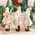 thumbnail image 4 of Doll Wine Bottle Cover Cute Red Wine Bottle Decorative Bag Christmas Table Atmosphere Decorations, 4 of 5