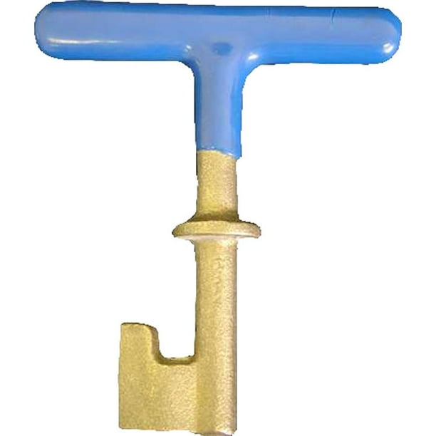 Blue Handle Water Meter Box Key