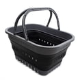 thumbnail image 4 of SAMMART 9.2L & 19L Collapsible Tub with Handle - Portable Outdoor Picnic Basket/Crater - Foldable Shopping Bag - 2 Pieces, 4 of 6