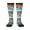 2 Black-1, variant on Animals on Noah's Ark Floating print thigh-high socks, crafted for both men and women with a stretchy, high-opaque design perfect for daily wear