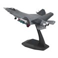 thumbnail image 4 of Milaget 1:100 J35 Aircraft Model Stimulated Airplane Model for Shelf Bar Living Room Navy, 4 of 9