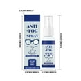 thumbnail image 3 of Defogging Spray for Eyeglasses - Quick Drying Lens Cleaner for Clear Vision - 20ml Portable Eyewear Defogger, 3 of 9