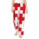 thumbnail image 1 of Balery Red Cross 1 Pantalones de pijama para mujer, pijamas ultraligeros, pantalones de estar por casa-Large, 1 of 6