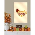 thumbnail image 3 of Awkward Styles Thanksgiving Metal Print Wall Art Maple Leaf Home Decor, 3 of 5