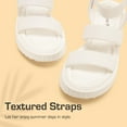 thumbnail image 3 of DREAM PAIRS Girls Flatform Wedge Open Toe platform Summer Sandals with Buckle Ankle Strap for Little Kid/Big Kid, 3 of 6