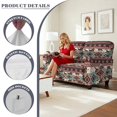 thumbnail image 5 of Jiueut Aztec Tribal Geometric Cow Pattern Recliner Loveseat Slipcover, Wear Resistant Recliner Chair Covers Elastic 2 Seat Couch Protector Soft Furniture Protector with Anti-Slip Edges, 5 of 7