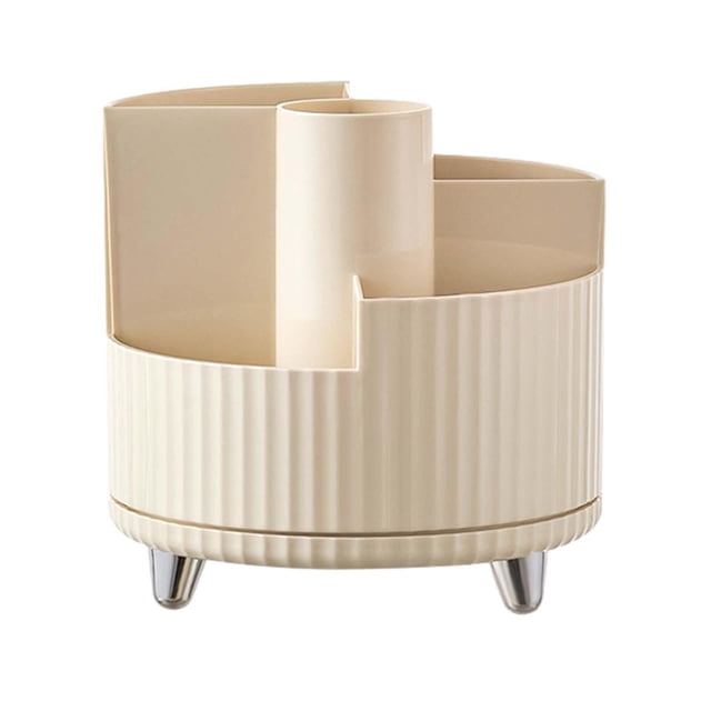 Organizador de maquillaje giratorio, contenedor de almacenamiento de escritorio, exhibición de cosméticos, decoración de tocador para dormitorio, cosm Estilo A