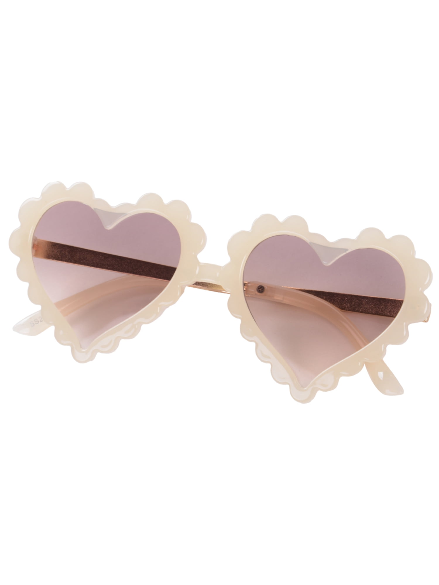 Eyewear Glasses for Party Photography Outdoor Beach 1-16T Kids Toddler Baby Girl Boy Heart Shaped Anti-UV Sunglasses