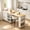 White, variant on JSFHNTG 77.8'' Rolling Kitchen Island with Expandable Dining Top, with Storage, Space Saving Design for Small Spaces, Black