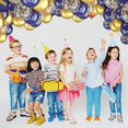 thumbnail image 5 of JM 60 globos en azul marino y dorado, globos metálicos de látex de papel azul marino, cromado, dorado y colorido de 12 pulgadas, juego de globos de helio de oro azul, adecuados para cumpleaños de niños, bodas, decoraciones para baby shower JM JM, 5 of 5