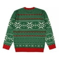 thumbnail image 5 of ELF The Movie Men's Buddy Son of a Nutcracker Ugly Christmas Adult Holiday Knit Pullover Sweater, 5 of 7
