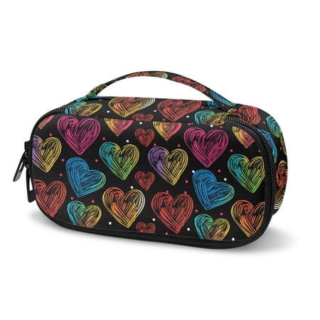 COEQINE Heart Insulin Storage Bag Diabetic Testing Kit Zippered Insulin Storage Case Insulin Refrigeration Storage Bag Insulin Cooler Travel Organizer for Daily Use