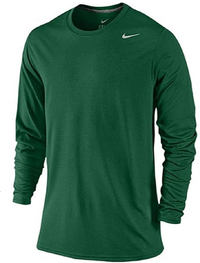 green dri fit long sleeve
