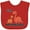 Red, variant on Inktastic Little Brothersaurus Boys Baby Bib