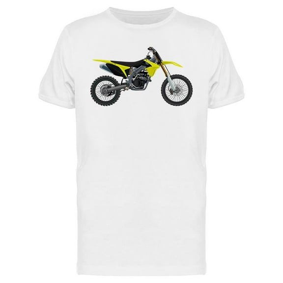 Yellow Motocross Bike T-Shirt Men -Image by Shutterstock, Male 3X-Large