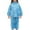 Sky Blue, variant on KAUOD Girls 2 Piece Plush Jackets Pants Set Plain Fuzzy Zip up Fuzzy Coats Soft Warm Straight Pants Outfits for Kids