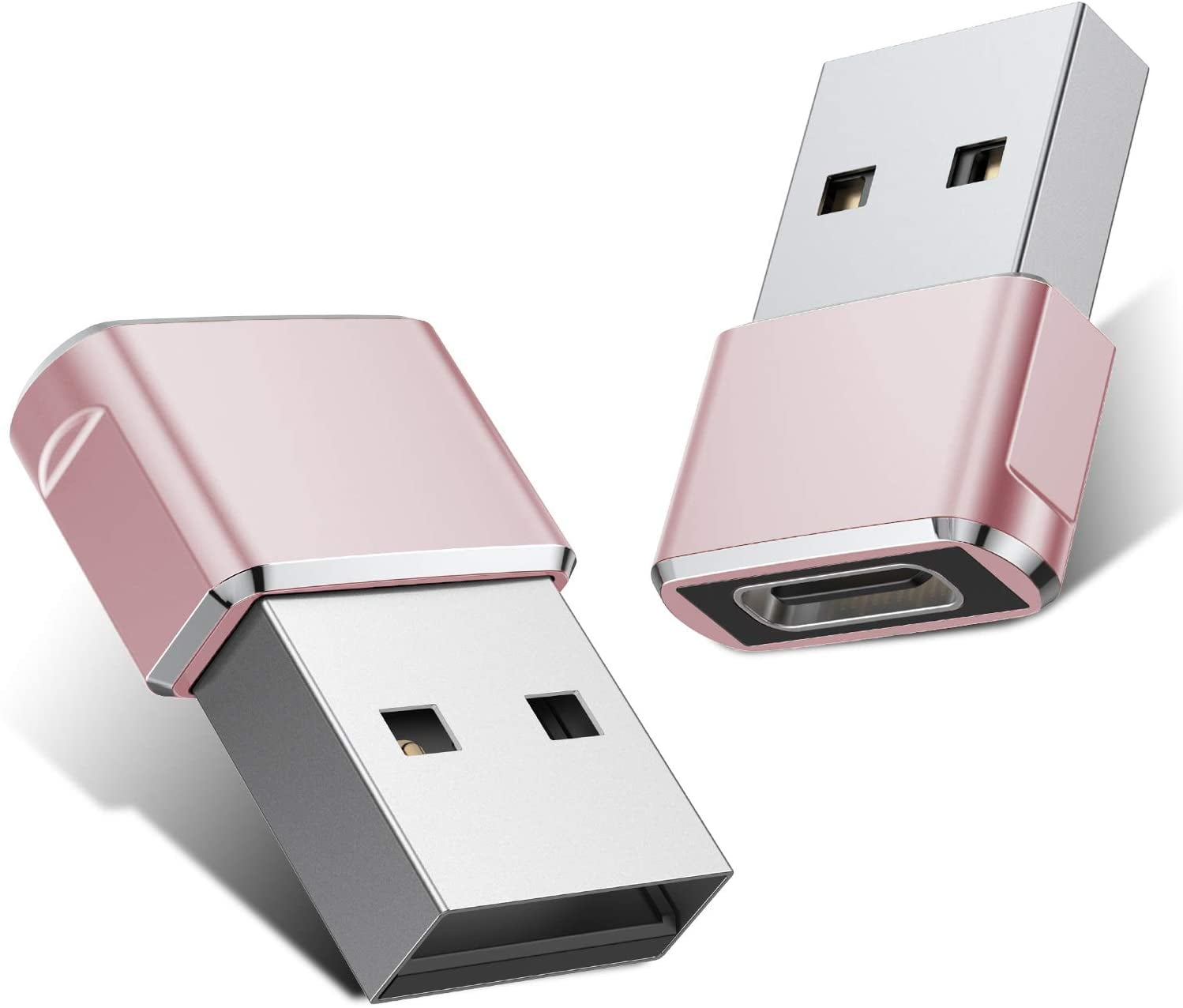 USB C Female to USB Male Adapter 2 Pack,Type A Charger Cable Adapter for  iPhone 11 12 Mini Pro Max,Airpods M1 iPad 2021,Samsung Galaxy Note 10 S20  Plus 20 S21 21 FE