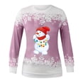 thumbnail image 4 of Kayannuo Christmas Print Sweatshirt for Women Crew Neck Sweatshirts Women Long Sleeve Women's Winter Printed Loose T-shirt Blouse Casual Tops Features:, 4 of 4