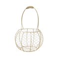 thumbnail image 1 of CNKOO Flower Girl Basket  Metal Wedding Basket with Handle  Iron Storage Baskets  Flower Petal Basket Rustic Flower Girl Basket for Petal Tossing Kitchen and Home Decor, 1 of 10